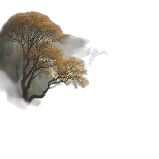 tree, dragon, creature, crown transparent PNG cut-out