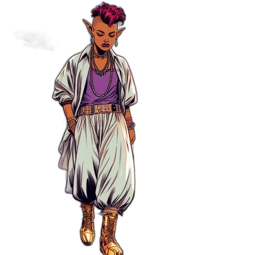 concept art, comic book art, fantasy art, cartoon transparent PNG cut-out