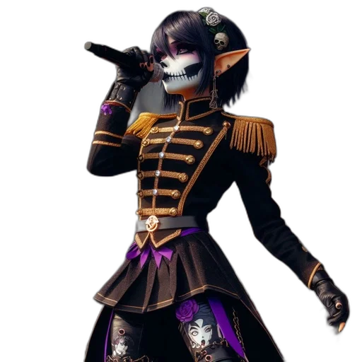 staff, mask, weapon, fantasy art transparent PNG cut-out