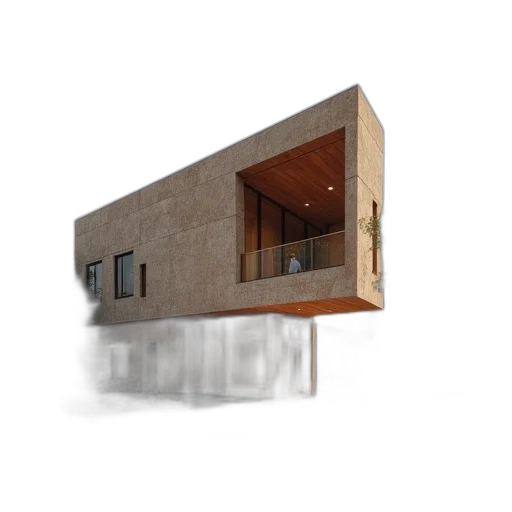 building, furniture, 3d render, photorealistic transparent PNG cut-out