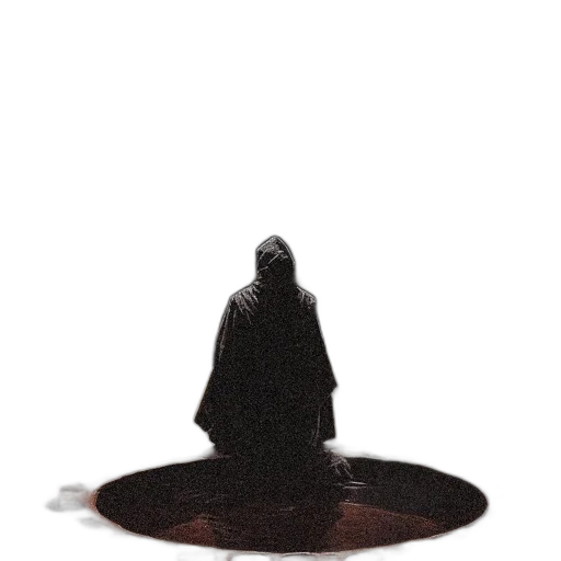 creature, hat, mask, staff transparent PNG cut-out