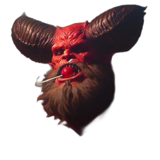 mask, face, staff, dragon transparent PNG cut-out