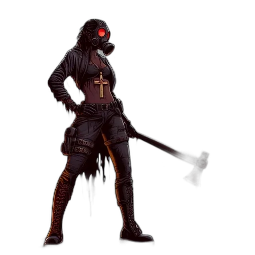 staff, sword, weapon, mask transparent PNG cut-out