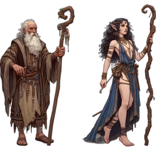 fantasy art, concept art, comic book art, pixel art transparent PNG cut-out