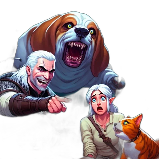 concept art, comic book art, fantasy art, pixel art transparent PNG cut-out