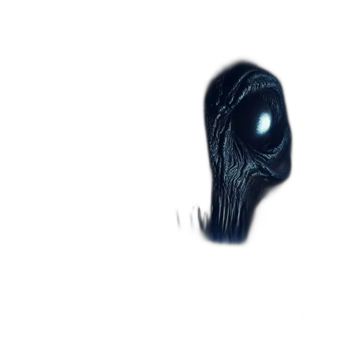 creature, mask, hair, robot transparent PNG cut-out