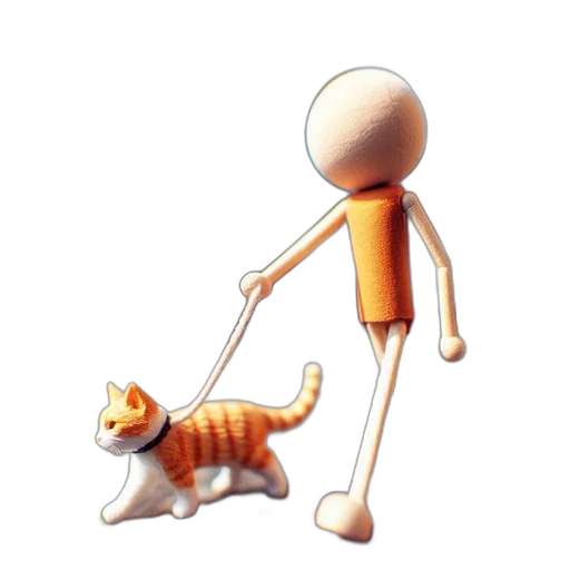 staff, animal, creature, robot transparent PNG cut-out