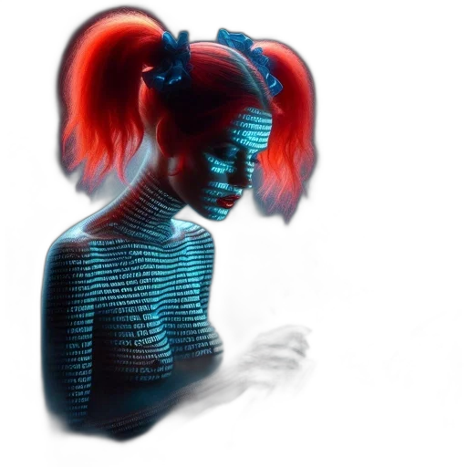 robot, hair, creature, mask transparent PNG cut-out
