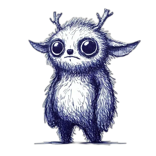 creature, animal, staff, dragon transparent PNG cut-out