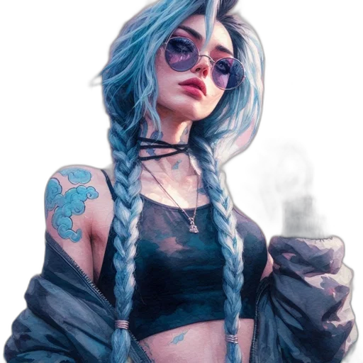 dress, jacket, jewelry, hair transparent PNG cut-out