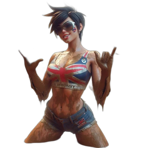 weapon, jacket, face, staff transparent PNG cut-out