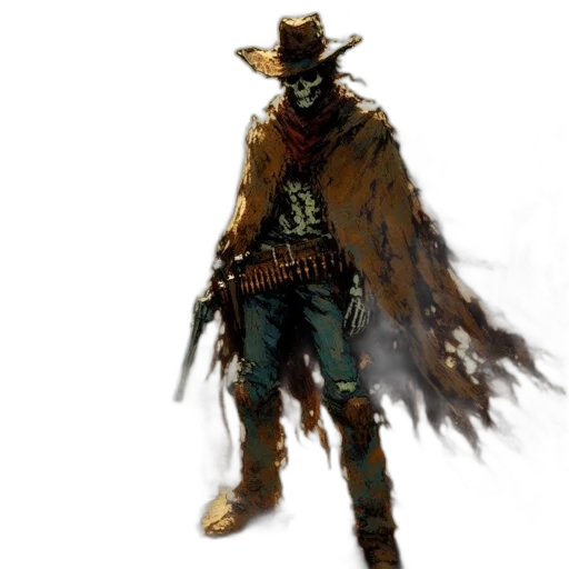 staff, mask, weapon, jacket transparent PNG cut-out
