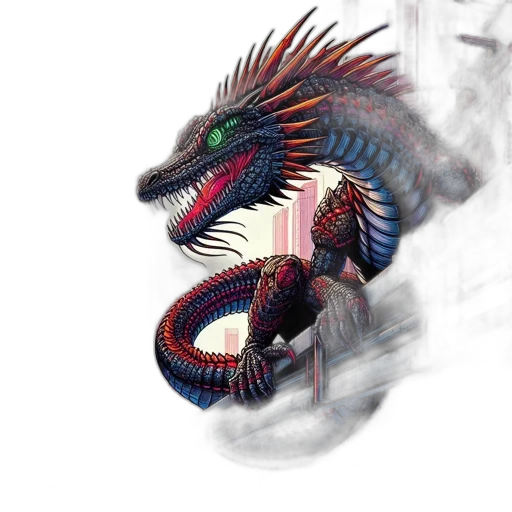 dragon, creature, animal, mask transparent PNG cut-out