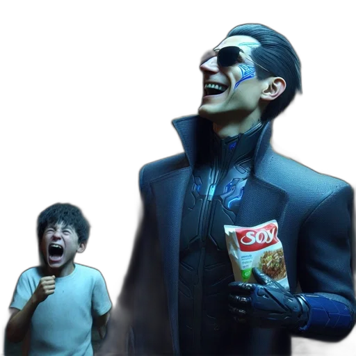 food, jacket, robot, creature transparent PNG cut-out