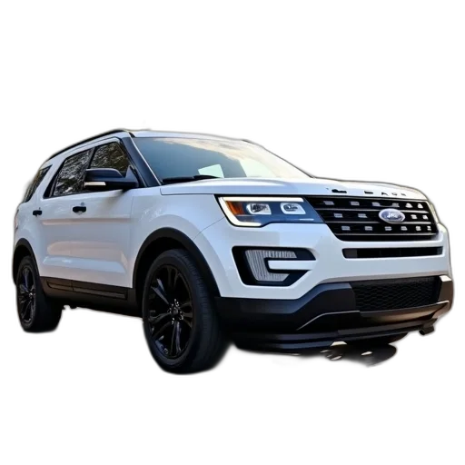 car, 3d render, white, 2016 transparent PNG cut-out