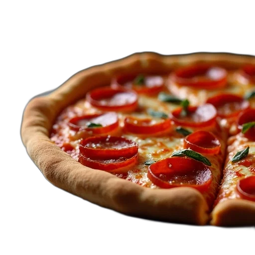 food, crown, 3d render, photorealistic transparent PNG cut-out