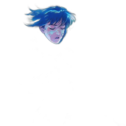 face, mask, creature, hair transparent PNG cut-out