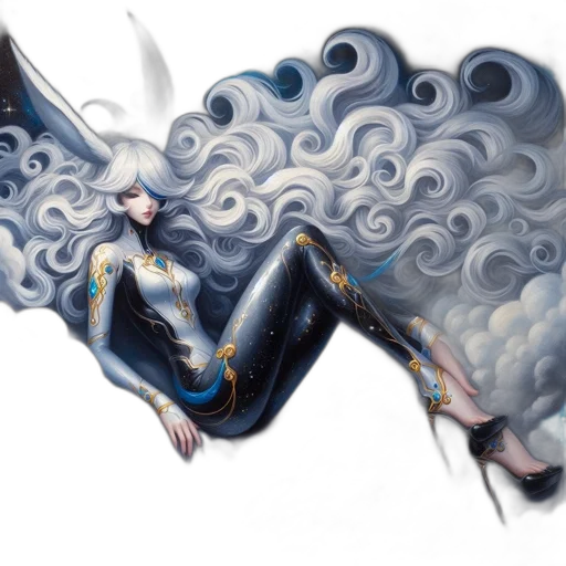 dragon, creature, mask, dress transparent PNG cut-out