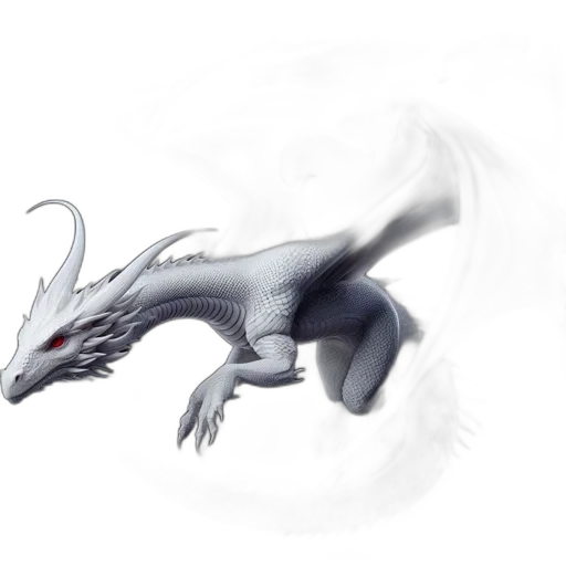 dragon, creature, animal, staff transparent PNG cut-out