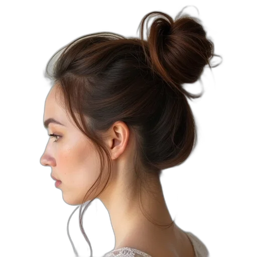 face, hair, jewelry, crown transparent PNG cut-out
