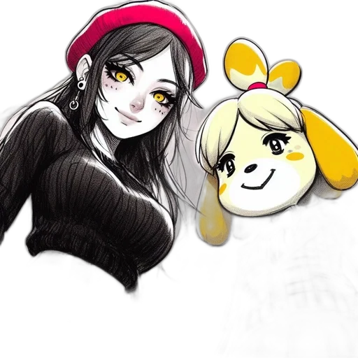 cartoon, anime, concept art, watercolor transparent PNG cut-out