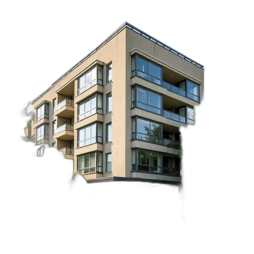 building, 3d render, photorealistic, concept art transparent PNG cut-out
