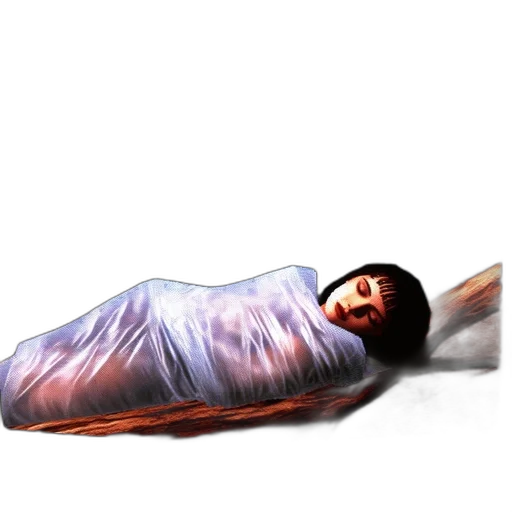 creature, dress, staff, robot transparent PNG cut-out