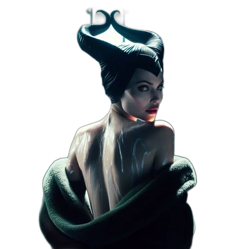 crown, creature, mask, staff transparent PNG cut-out