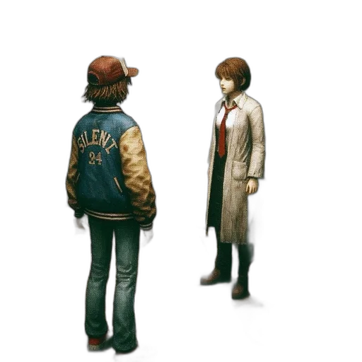 jacket, hat, concept art, pixel art transparent PNG cut-out