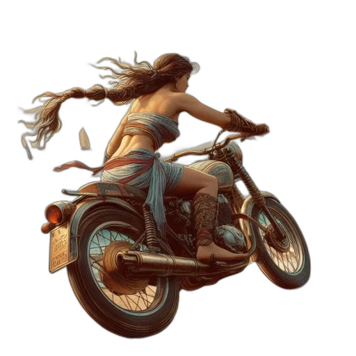 concept art, fantasy art, comic book art, photorealistic transparent PNG cut-out