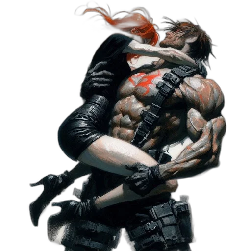 weapon, concept art, comic book art, cyberpunk transparent PNG cut-out