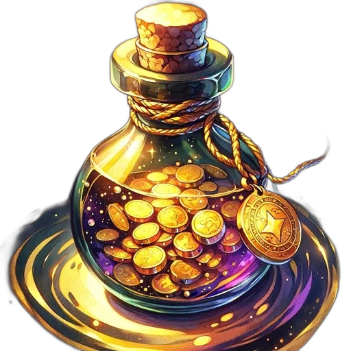 bottle, jewelry, weapon, concept art transparent PNG cut-out