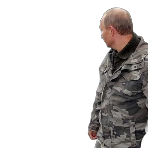 jacket, staff, 3d render, man transparent PNG cut-out