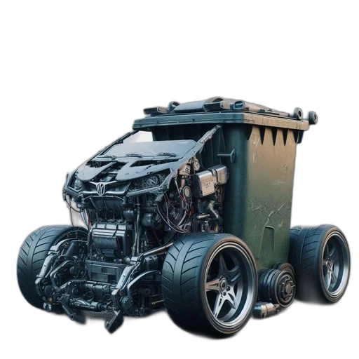 robot, car, weapon, animal transparent PNG cut-out