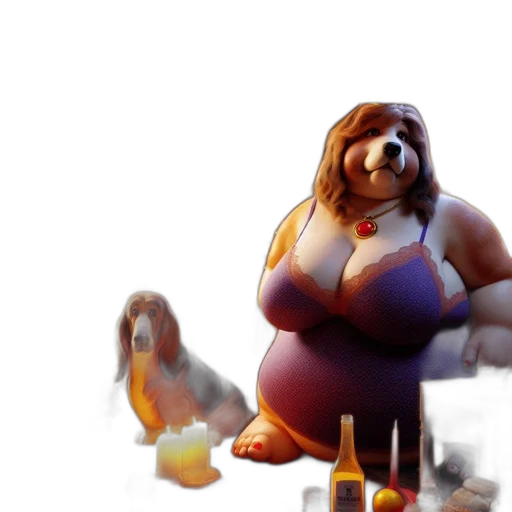animal, creature, concept art, 3d render transparent PNG cut-out