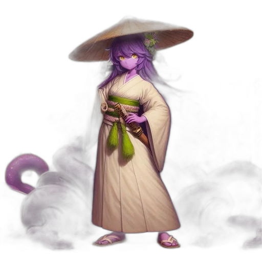 dragon, staff, dress, fantasy art transparent PNG cut-out