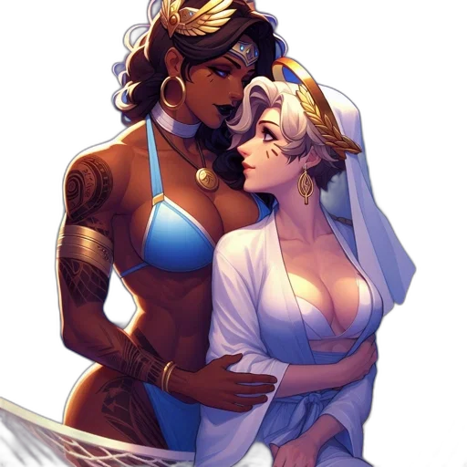 dress, jewelry, comic book art, concept art transparent PNG cut-out