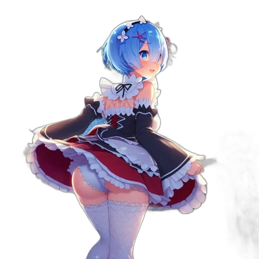 dress, robot, staff, weapon transparent PNG cut-out