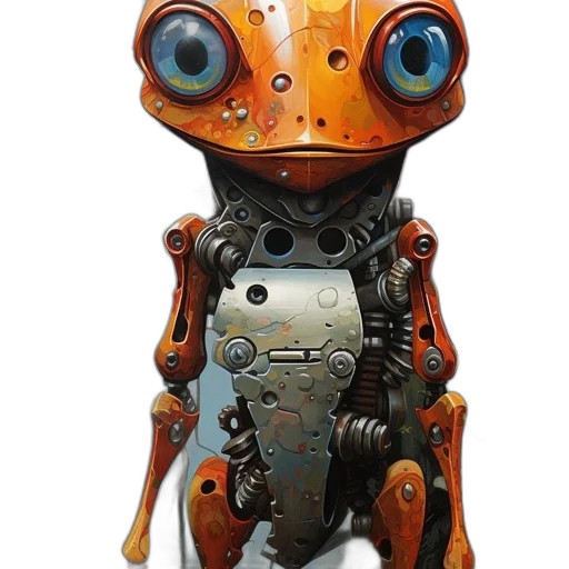 robot, staff, creature, animal transparent PNG cut-out