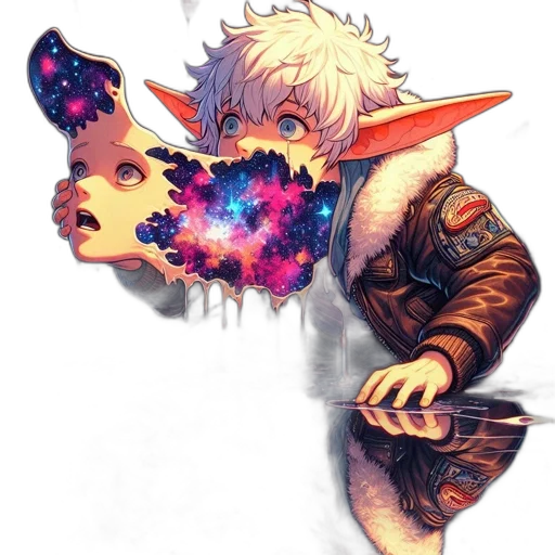 dragon, staff, mask, creature transparent PNG cut-out