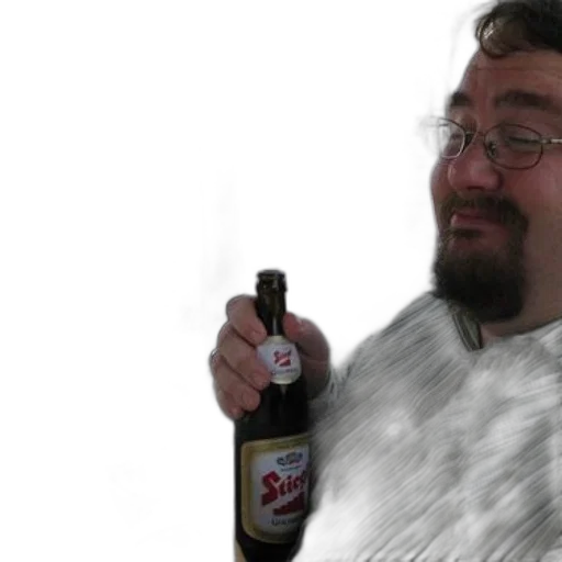 bottle, staff, jacket, robot transparent PNG cut-out