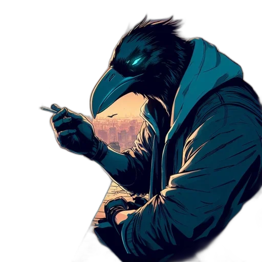 jacket, mask, face, dragon transparent PNG cut-out