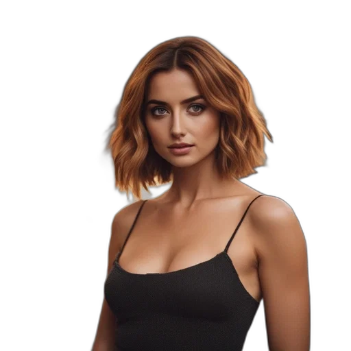 dress, hair, jacket, jewelry transparent PNG cut-out