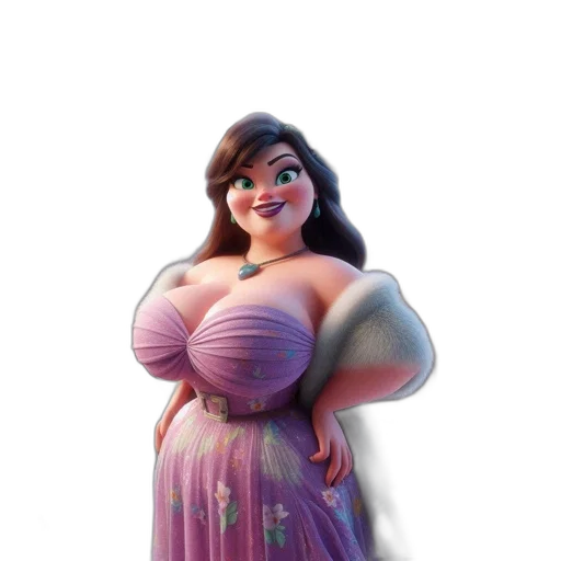 dress, 3d render, concept art, photorealistic transparent PNG cut-out
