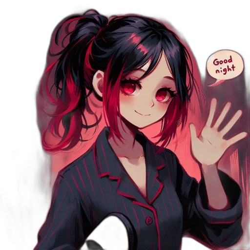 staff, jacket, hair, creature transparent PNG cut-out