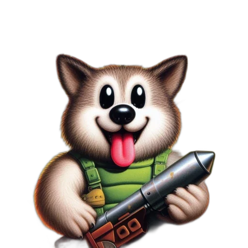 staff, weapon, animal, pixel art transparent PNG cut-out