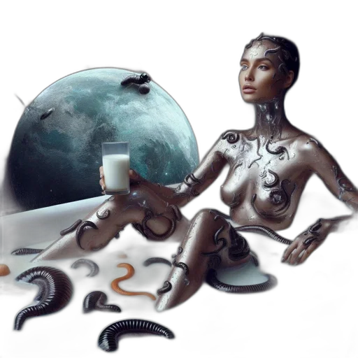 robot, concept art, fantasy art, cyberpunk transparent PNG cut-out
