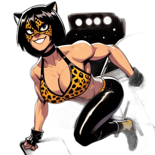 comic book art, concept art, cartoon, fantasy art transparent PNG cut-out