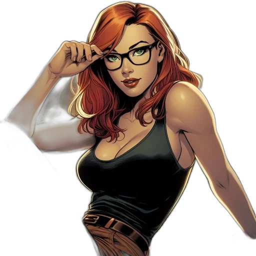 dress, comic book art, cartoon, concept art transparent PNG cut-out