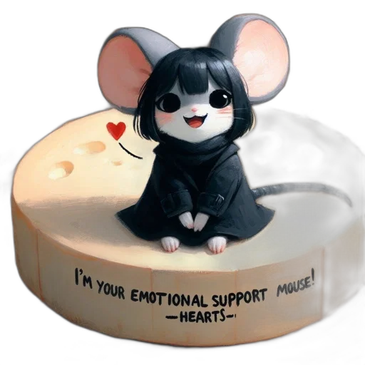 concept art, 3d render, cartoon, mouse transparent PNG cut-out